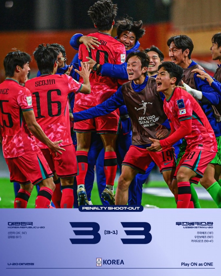  韓國(guó)U20門將：對(duì)撲點(diǎn)很有信心，訓(xùn)練中一度10次射門撲出8次