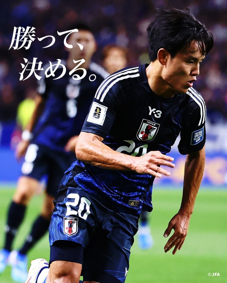  日本隊曬久保建英等球員海報預熱對陣巴林，獲勝將提前出線