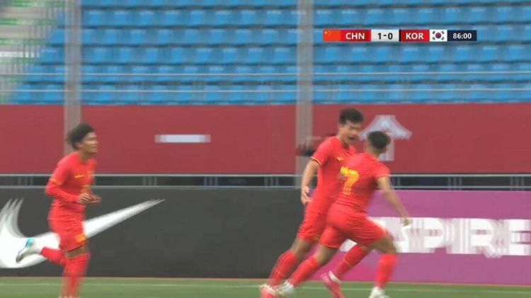  U22國(guó)足1-0韓國(guó)全場(chǎng)數(shù)據(jù)：控球率49%落后韓國(guó)，10射7正領(lǐng)先對(duì)手