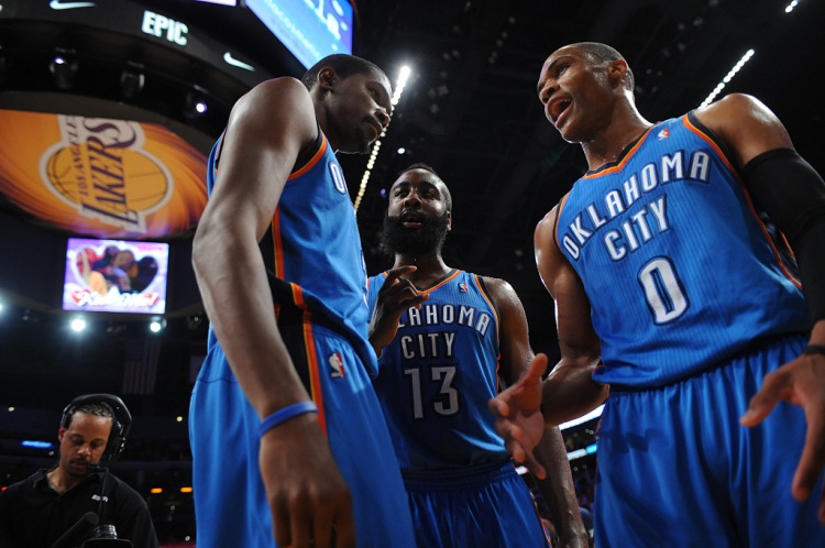  雷霆三少得分全部進(jìn)入歷史前20！他們是NBA歷史最大的如果嗎？