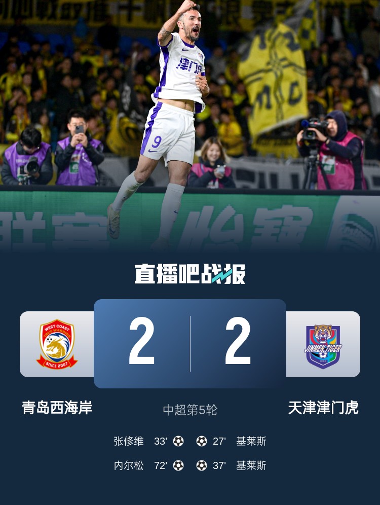  津媒：津門虎只踢了半場好球，9天3賽凸顯體能及板凳深度不足